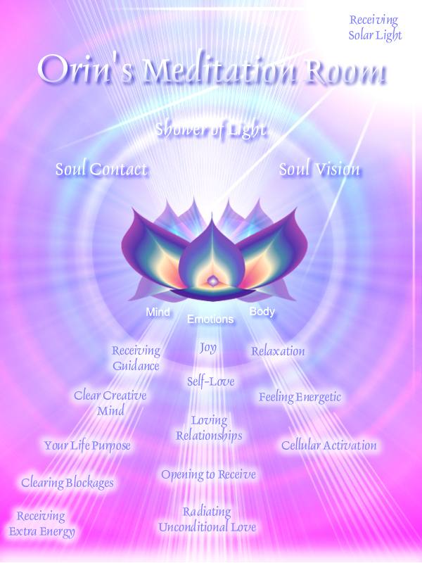 Click on meditation title to begin. (Requires RealAudio Player)