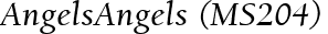 AngelsAngels (MS204)