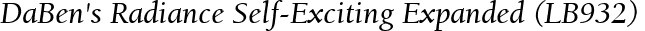 DaBen's Radiance Self-Exciting Expanded (LB932)