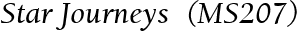 Star Journeys  (MS207)