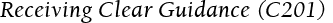 Receiving Clear Guidance (C201)